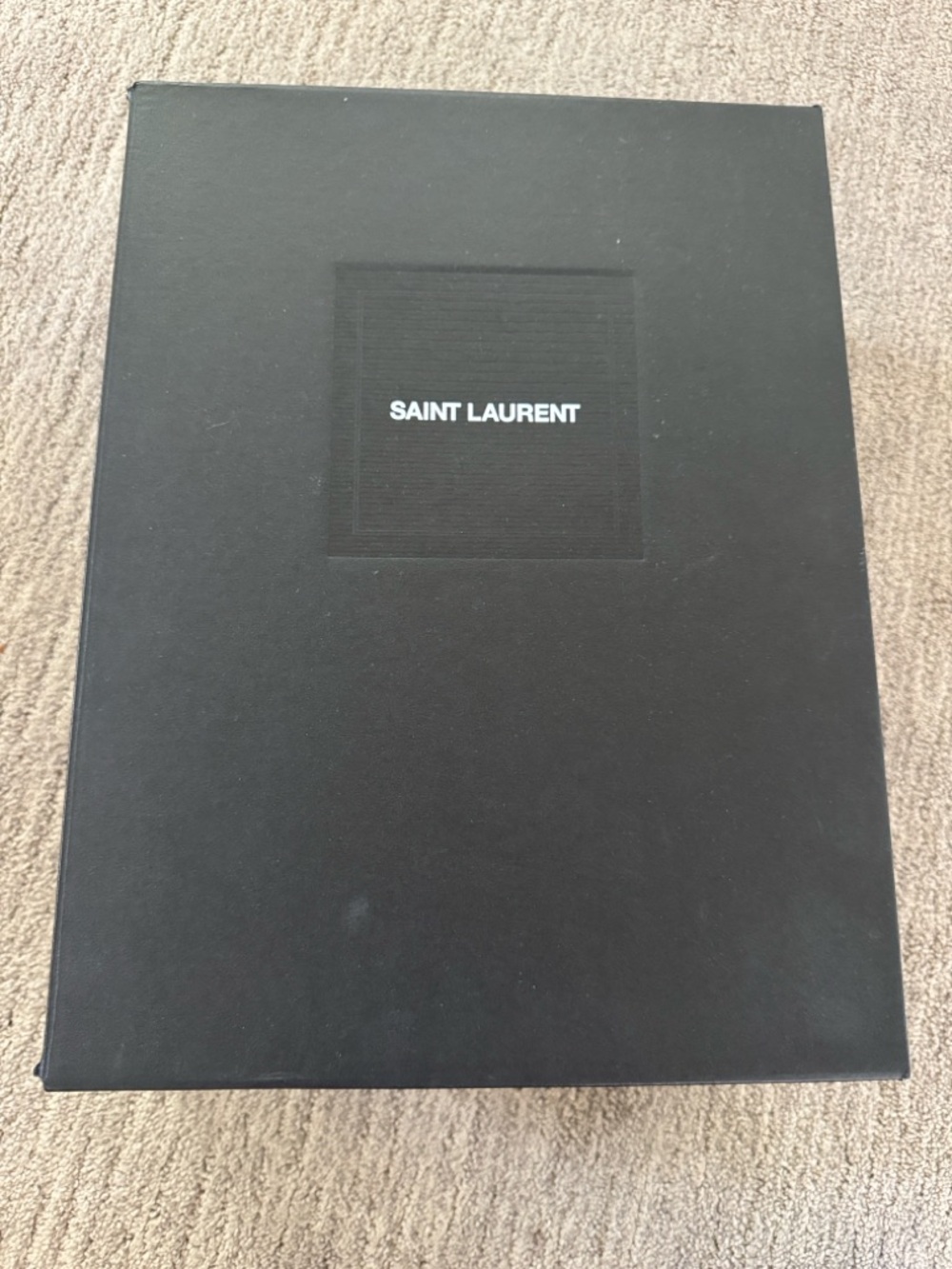 Saint Laurent Men's/Women’s Black Canvas High-Top Sneakers - Picture 3 of 4